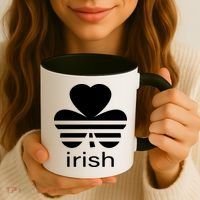 Irish Shamrock Logo Coffee Mug thumb 3