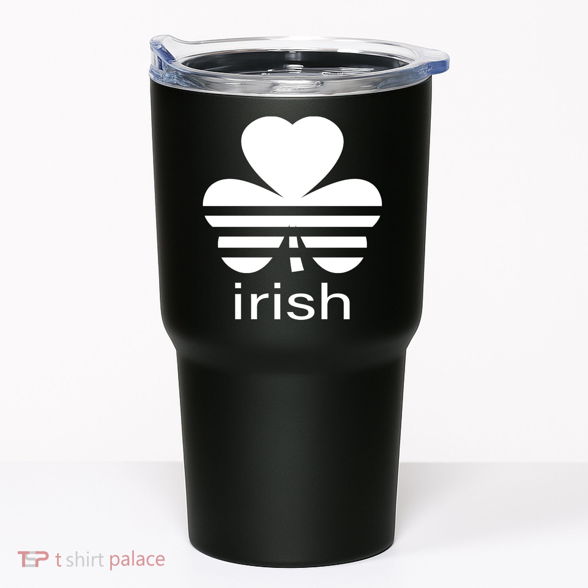 Irish Shamrock Logo Tumbler