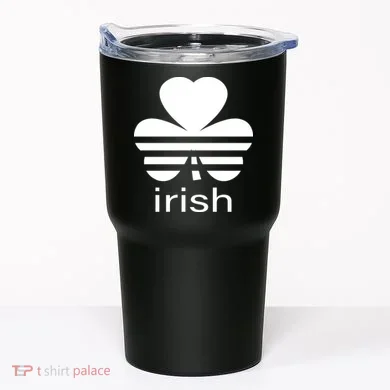Irish Shamrock Logo Tumbler