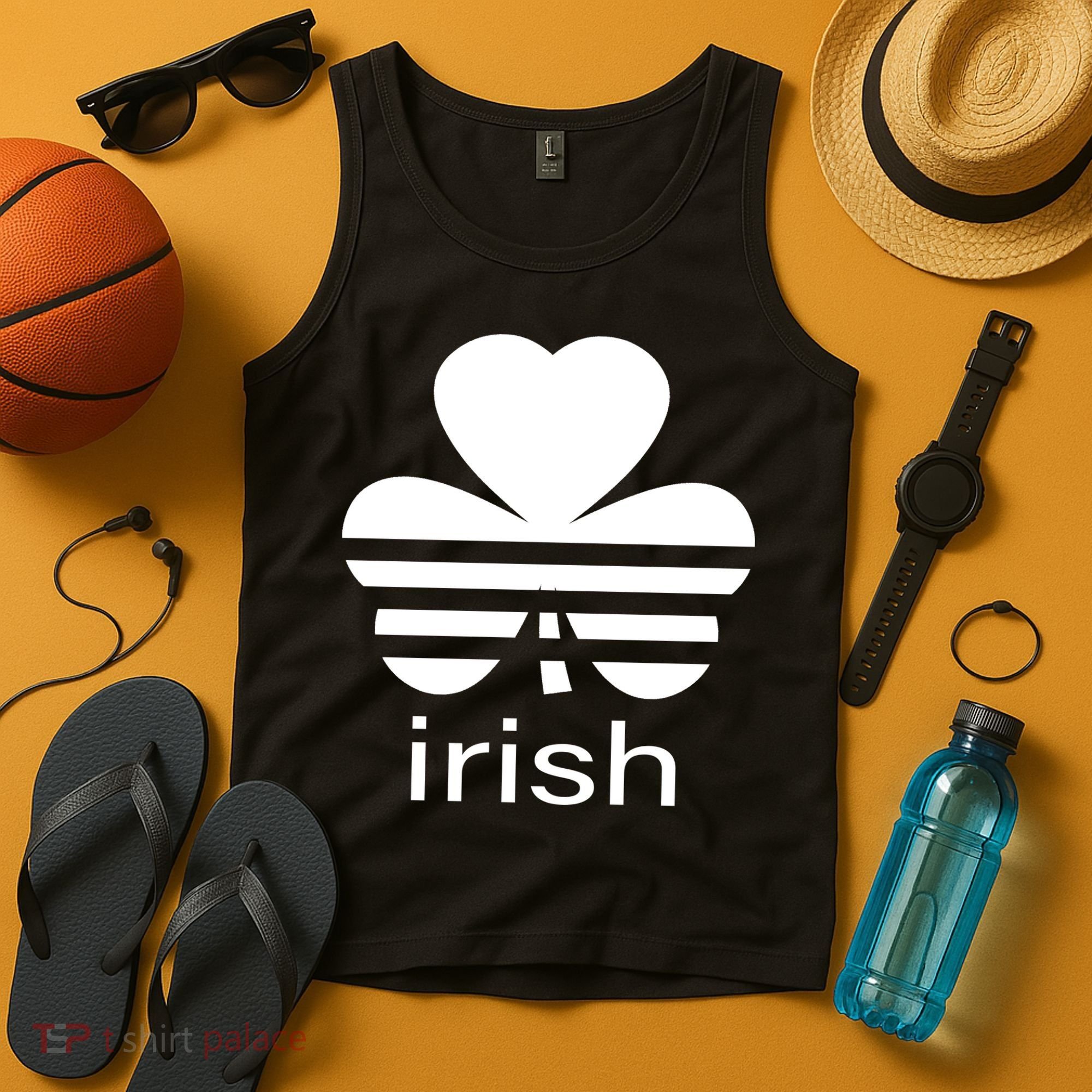 Irish Shamrock Logo Tank Top