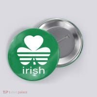 Irish Shamrock Logo Button thumb 0