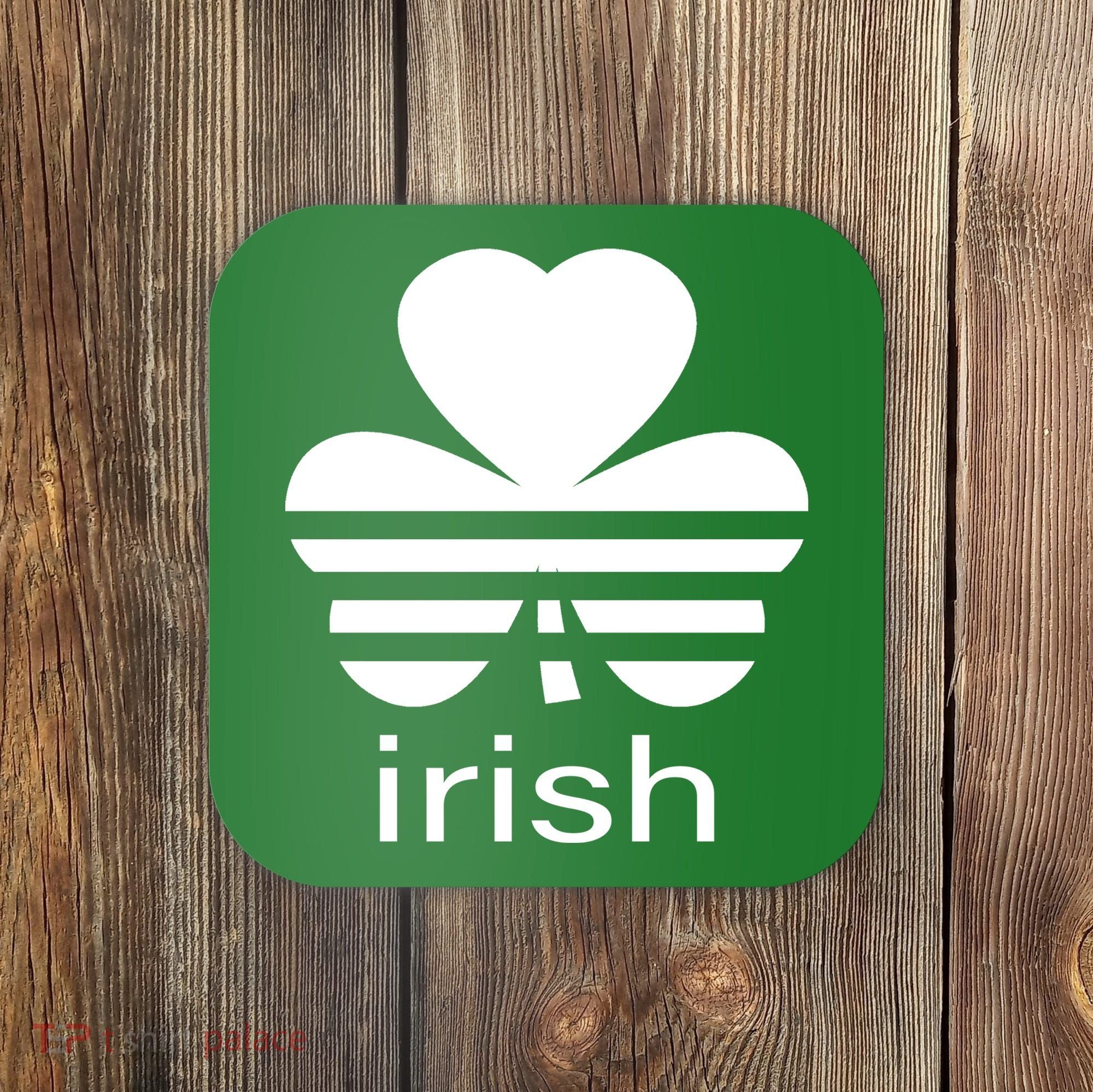 Irish Shamrock Logo Coaster