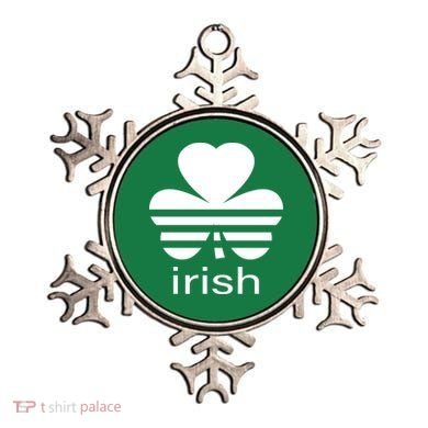 Irish Shamrock Logo Ornament
