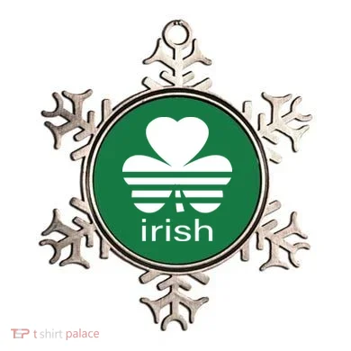Irish Shamrock Logo Ornament