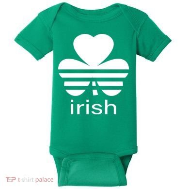 Irish Shamrock Logo Baby Bodysuit