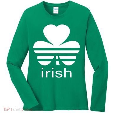 Irish Shamrock Logo Women's Long Sleeve Shirt