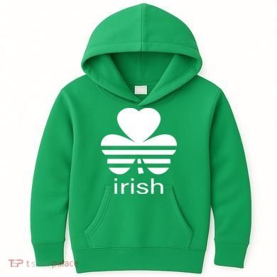Irish Shamrock Logo Kids Hoodie