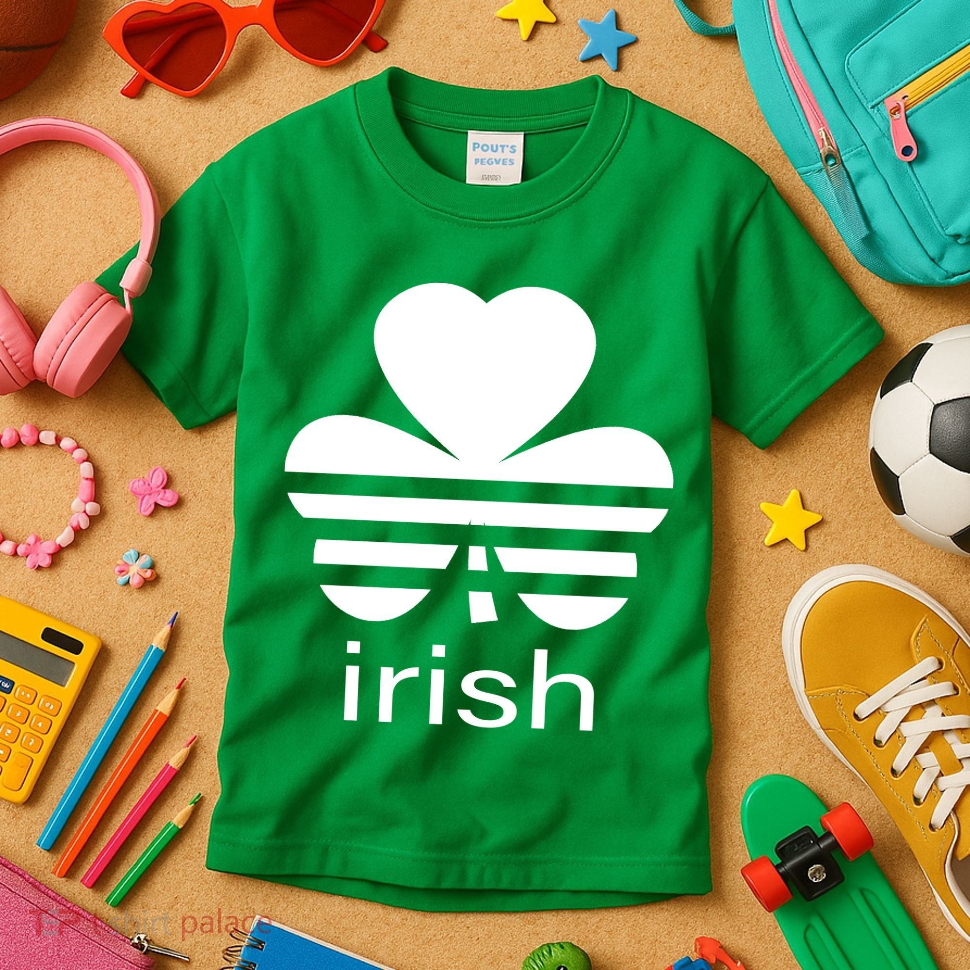 Irish Shamrock Logo Kids T-Shirt