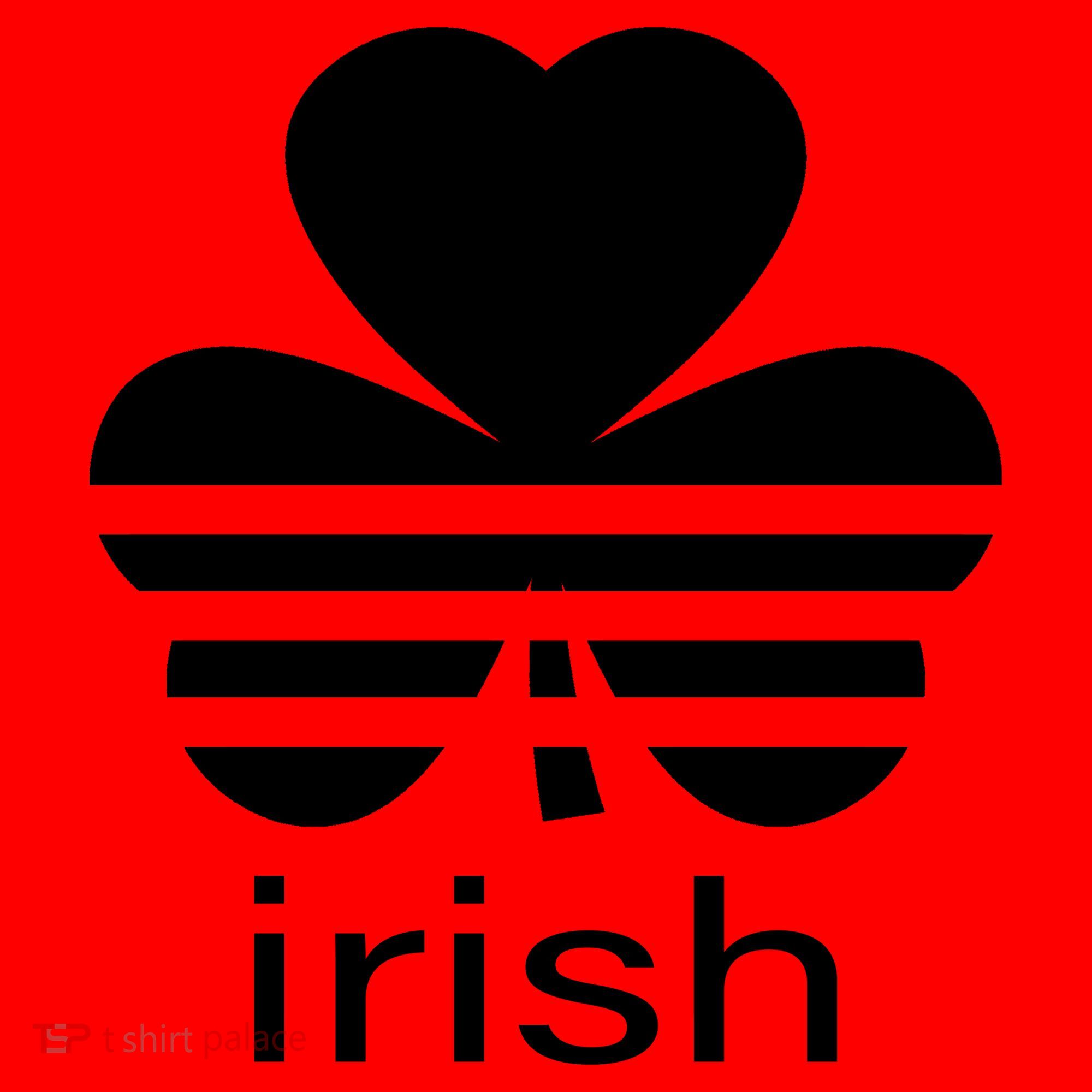 Irish Shamrock Logo Santa Hat