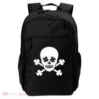 Irish Shamrock Skull Backpack thumb 0
