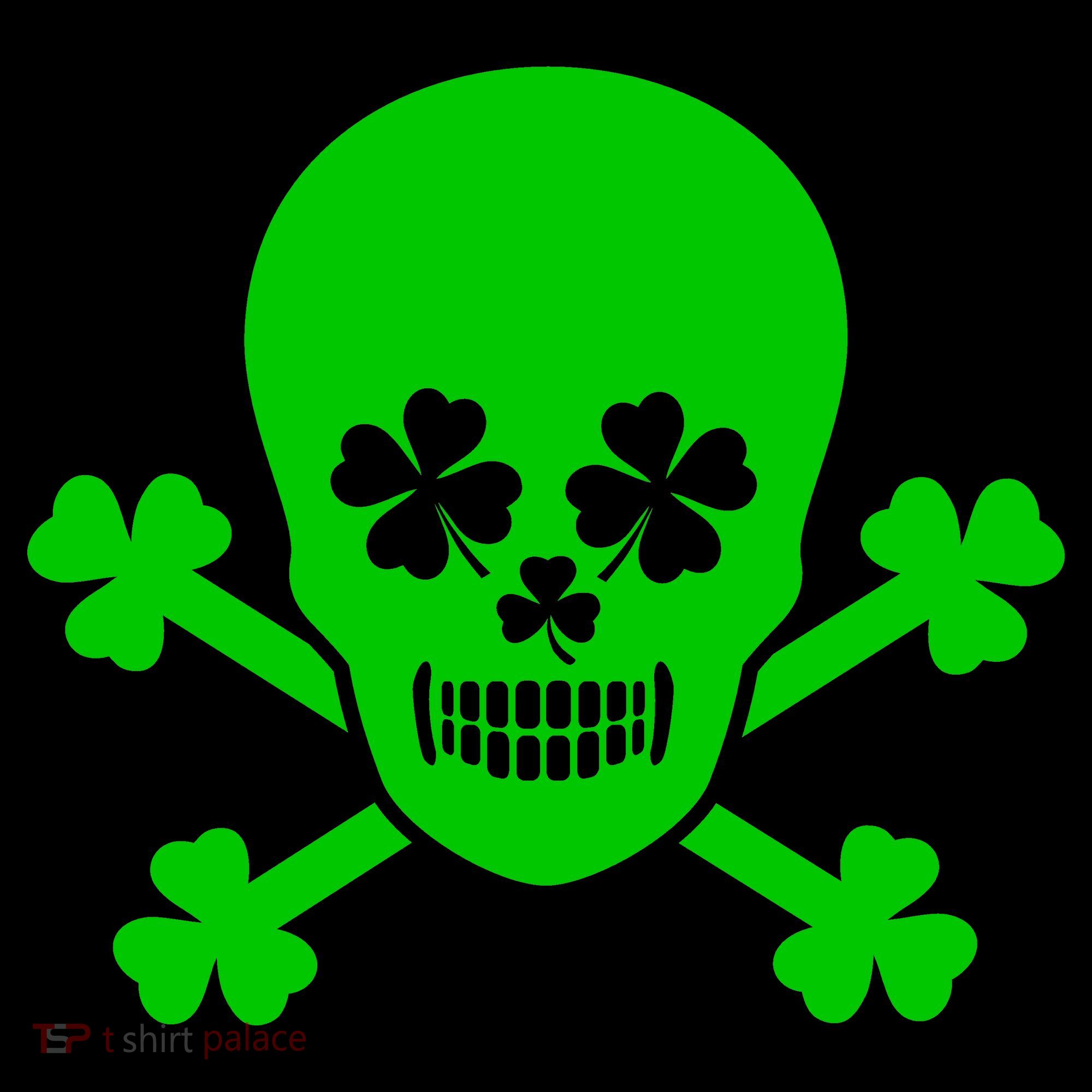 Irish Shamrock Skull Coffee Mug