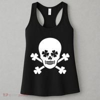 Irish Shamrock Skull Women's Tank Top thumb 3
