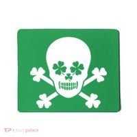 Irish Shamrock Skull Mousepad thumb 0