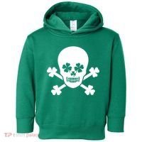 Irish Shamrock Skull Toddler Hoodie thumb 0