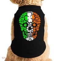 Irish Skull Ireland Clover Doggie Tank thumb 0