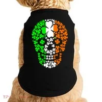 Irish Skull Ireland Clover Doggie Tank thumb 0