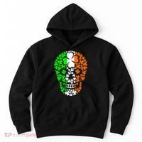 Irish Skull Ireland Clover Hoodie thumb 0