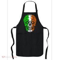 Irish Skull Ireland Clover Apron thumb 0