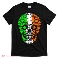 Irish Skull Ireland Clover T-Shirt thumb 0