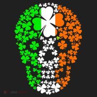 Irish Skull Ireland Clover Beanie thumb 2