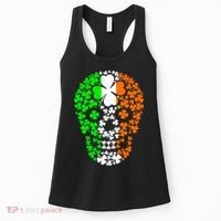 Irish Skull Ireland Clover Women's Tank Top thumb 0