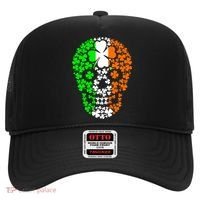 Irish Skull Ireland Clover Hat thumb 0
