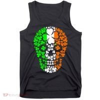 Irish Skull Ireland Clover Tank Top thumb 0