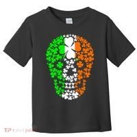 Irish Skull Ireland Clover Toddler T-Shirt thumb 0