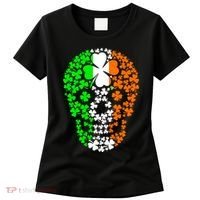 Irish Skull Ireland Clover Women's T-Shirt thumb 0