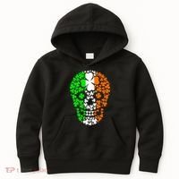 Irish Skull Ireland Clover Kids Hoodie thumb 0