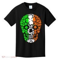 Irish Skull Ireland Clover Kids T-Shirt thumb 0