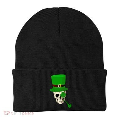 Irish Skull Smoking A Pipe Beanie