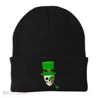 Irish Skull Smoking A Pipe Beanie thumb 0