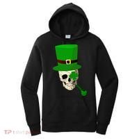 Irish Skull Smoking A Pipe Women's Hoodie thumb 0
