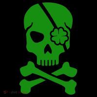 Irish Skull With A Pirate Clover Patch Coffee Mug thumb 5