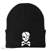 Irish Skull With A Pirate Clover Patch Beanie thumb 0