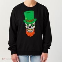 Irish Sugar Skull St. Patrick's Day Women's Sweatshirt thumb 0