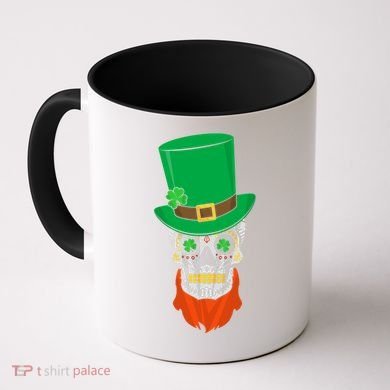 Irish Sugar Skull St. Patrick's Day Coffee Mug