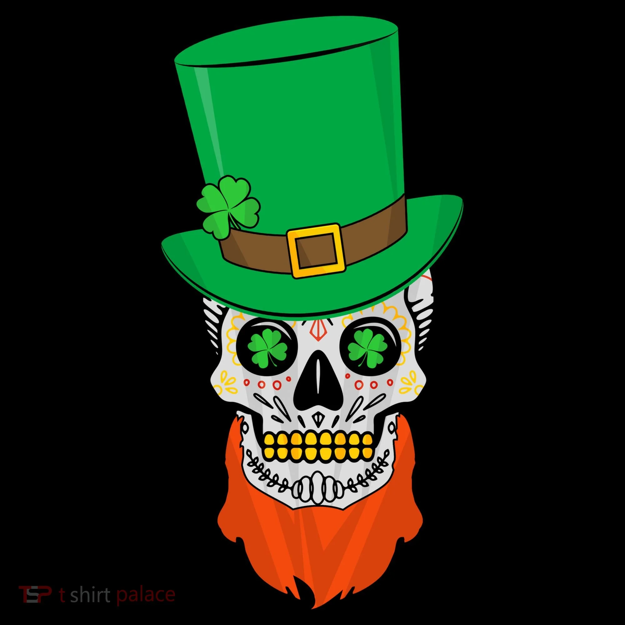 Irish Sugar Skull St. Patrick's Day Coffee Mug