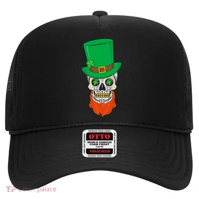 Irish Sugar Skull St. Patrick's Day Hat