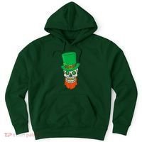 Irish Sugar Skull St. Patrick's Day Hoodie thumb 0