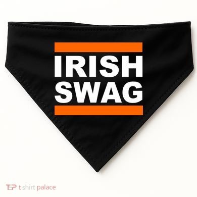 Irish Swag St. Patricks Day Funny USA-Made Doggie Bandana