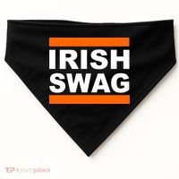 Irish Swag St. Patricks Day Funny USA-Made Doggie Bandana thumb 0