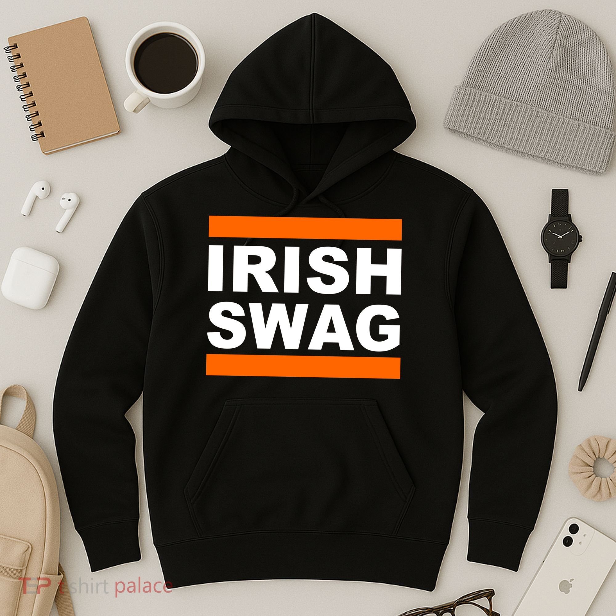 Irish Swag St. Patricks Day Funny Hoodie