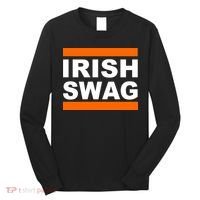 Irish Swag St. Patricks Day Funny Long Sleeve Shirt thumb 0