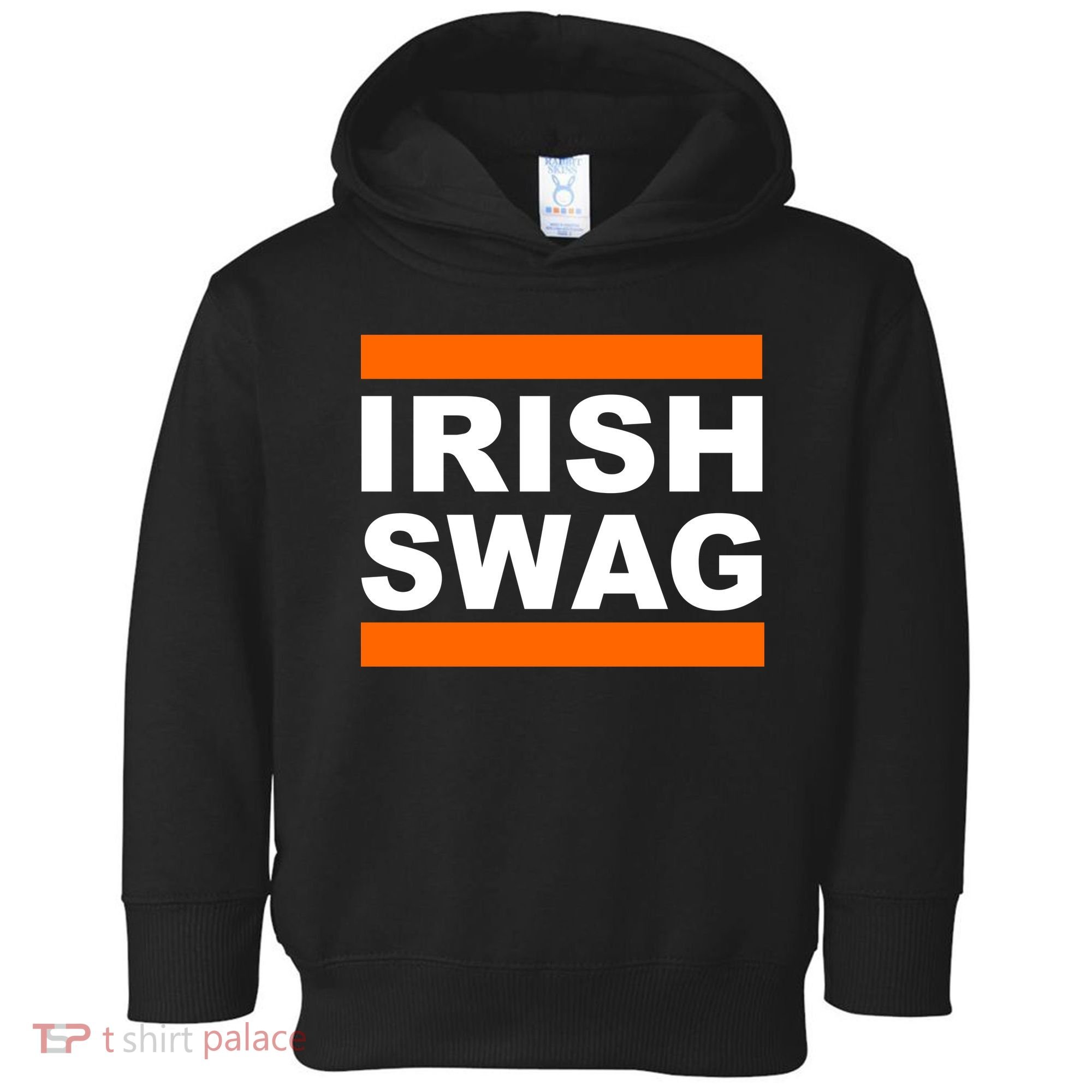 Irish Swag St. Patricks Day Funny Toddler Hoodie