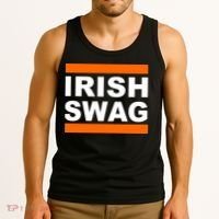 Irish Swag St. Patricks Day Funny Tank Top thumb 3