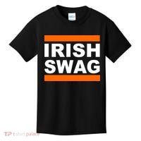 Irish Swag St. Patricks Day Funny Kids T-Shirt thumb 0