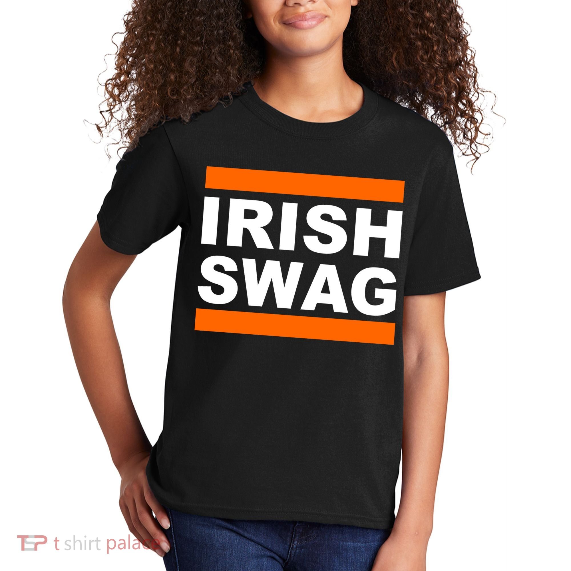 Irish Swag St. Patricks Day Funny Kids T-Shirt