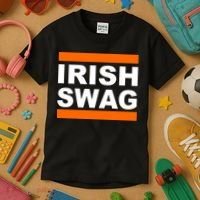 Irish Swag St. Patricks Day Funny Kids T-Shirt thumb 3